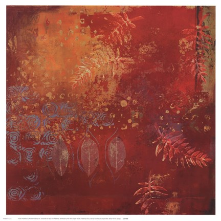 Framed Brilliant Fall IV Print