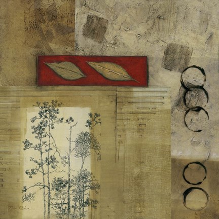 Framed Autumn Trail III Print