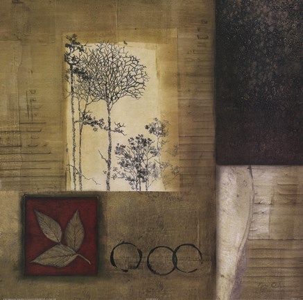 Framed Autumn Trail II Print