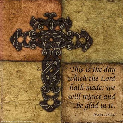 Framed Tuscan Cross II Print