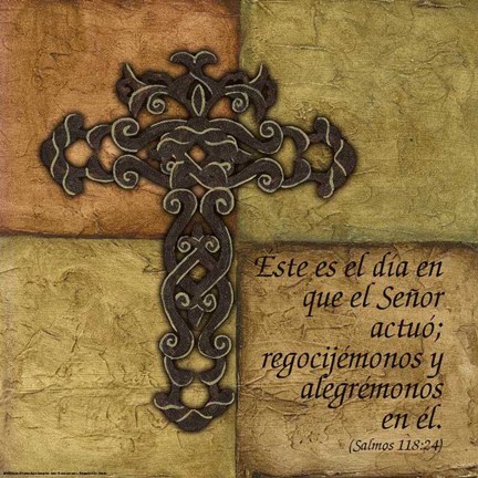 Framed Tuscan Cross IIEste es Print