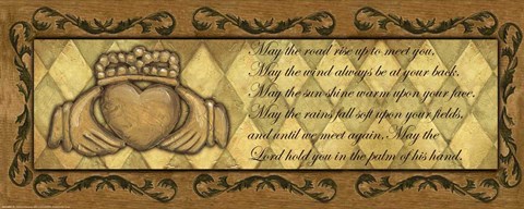 Framed IRISH BLESSING Print