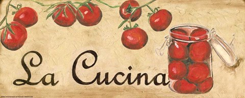 Framed La CucinaTomatoes Print