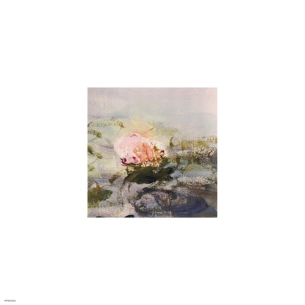 Framed Waterlily Pond, 1908 (detail II) Print