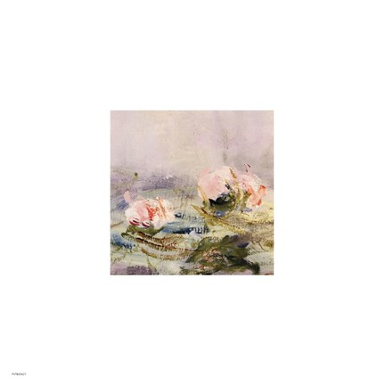 Framed Waterlily Pond, 1908 (detail I) Print