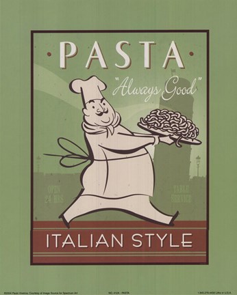 Framed Pasta Print