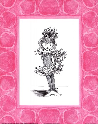 Framed Sugar Plum Ballerina Print