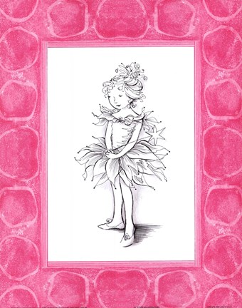 Framed Ballerina Fairy Print
