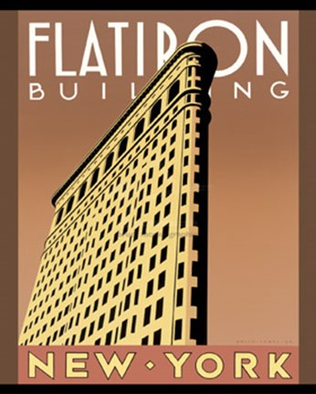 Framed Flatiron Building Print