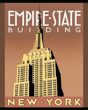 Framed Empire State Building Print