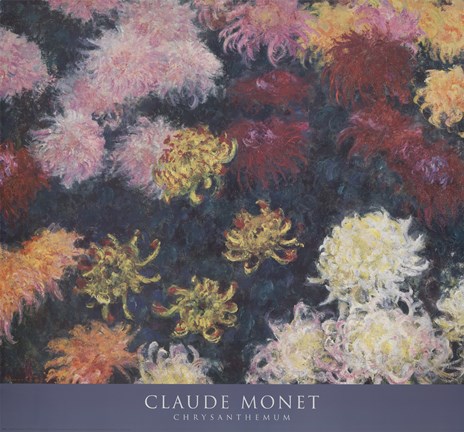 Framed Chrysanthemum, 1897 Print