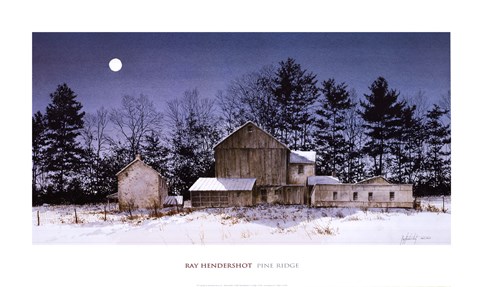 Framed Pine Ridge Print