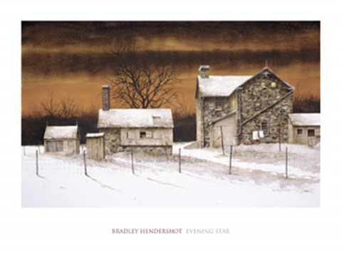 Framed Evening Star Print