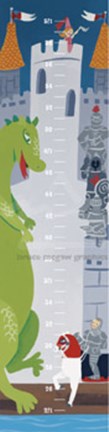 Framed Castle Growth Chart Print