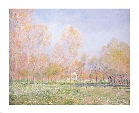 Framed Spring in Giverny Print
