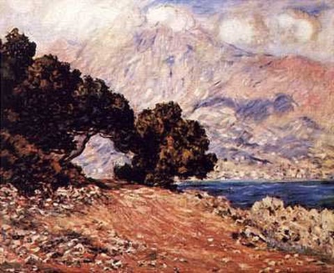 Framed Cape Martin, Menton Print