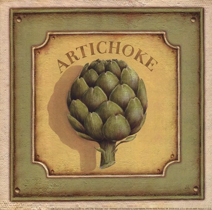 Framed Artichoke Print
