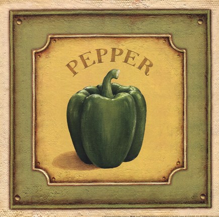 Framed Pepper Print