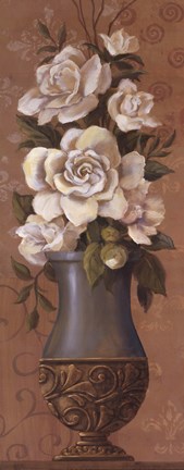 Framed Courtly Roses II - mini Print