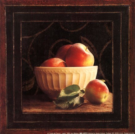 Framed Frutta del Pranzo I - petite Print