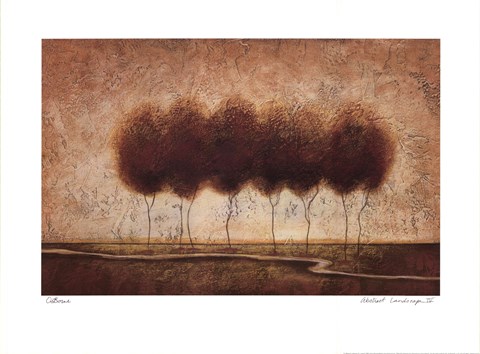 Framed Abstract Landscape IV - special Print