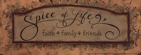 Framed Spice of Life - petite Print