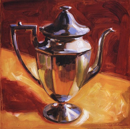 Framed Tea Pot III Print
