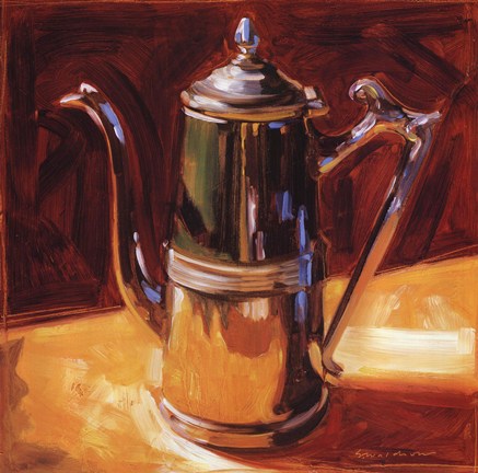 Framed Tea Pot IV Print