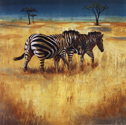 Framed On the Plains II Print