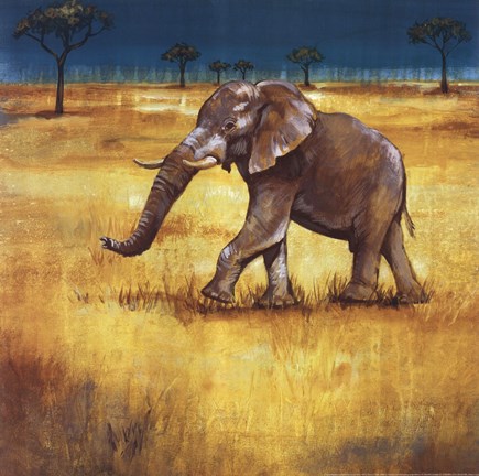 Framed On the Plains III Print