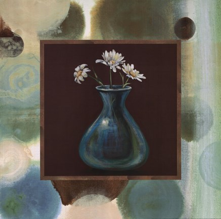 Framed Daisies II Print