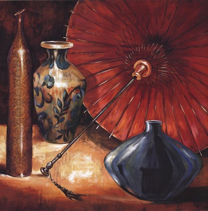 Framed Asian Still Life II Print
