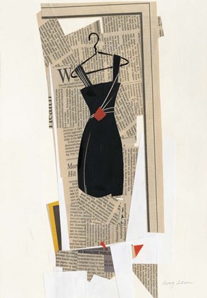 Framed Fashion Pages IV Print