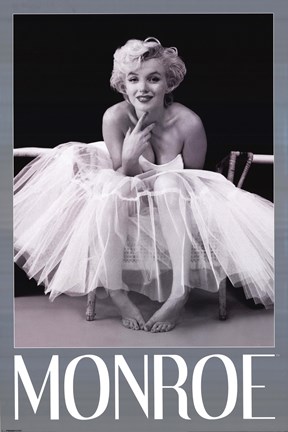 Framed Marilyn Monroe - Ballerina Print