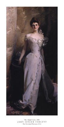Framed Mrs. Ralph Curtis, 1898 Print