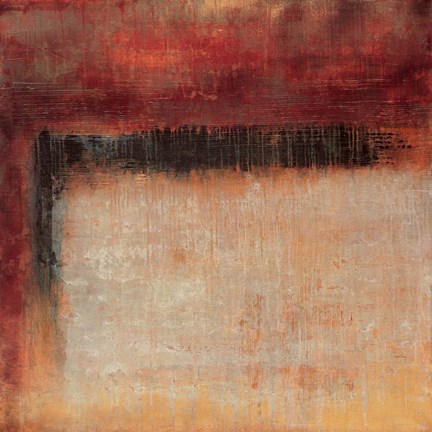 Framed Red Engine Print