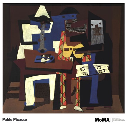 Framed Three Musicians Print