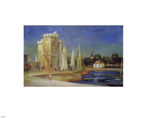 Framed Port de la Rochelle Print