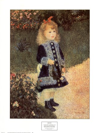 Framed Fille a l'Arrosoir Print