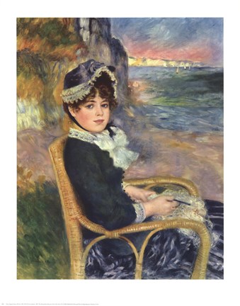 Framed By the Seashore Print