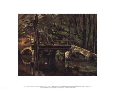 Framed Bridge of Maincy Melun Print