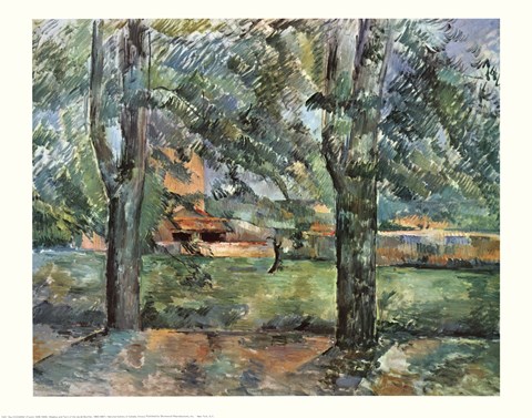 Framed Field at Jas De Bouffan Print