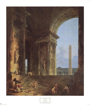 Framed Obelisk, 1787 Print
