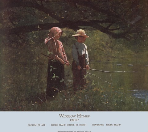 Framed Fishin' Print