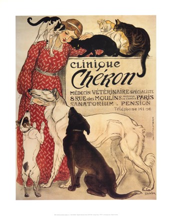 Framed Clinique Cheron Print