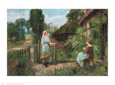 Framed Off to Market Print