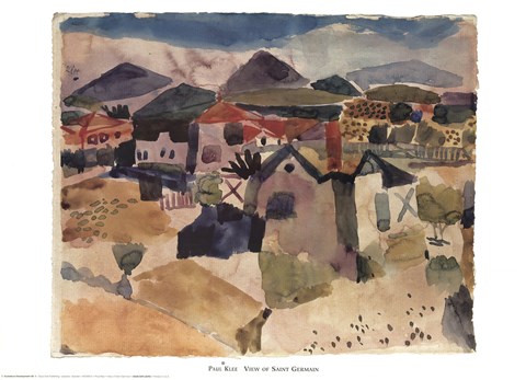 Framed View of Saint Germain Print