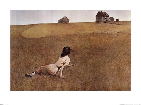 Framed Christina's World, c.1948 Print