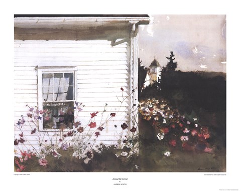 Framed Around the Corner Print