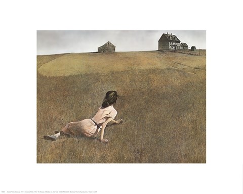 Framed Christina's World, c.1948 Print